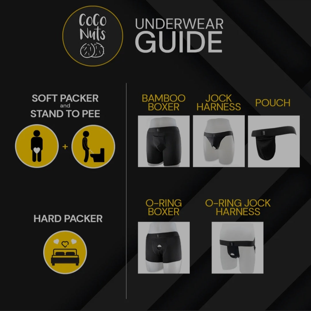 CocoNuts Bamboo packing underwear (For STP and soft packer)