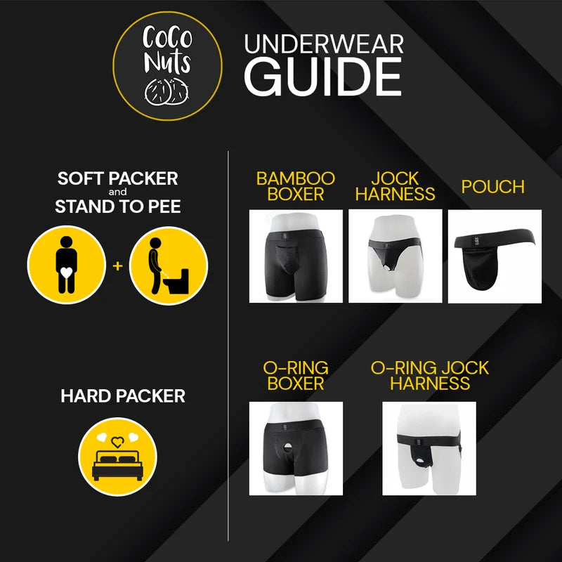 CocoNuts Bamboo Packing Jock (Soft Packer + STP)